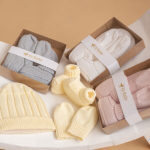 C. TOUCA/LUVA/SAPATO TR. C/ 3PC