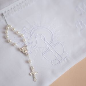 TOALHA CAMBRAIA BATIZADO KIT C/ 8